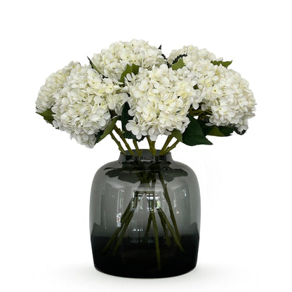 Kunsthortensien White Hydrangea 8er Set 52 cm | Pflanzfix24