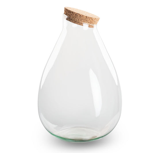 Terrarium-Flasche mit Korkverschluss 37cm Drop XL | Pflanzfix24.de - Pflanzfix24.de