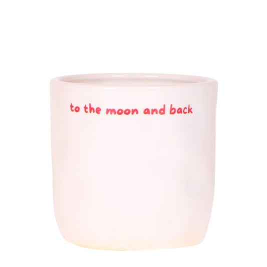 pflanzfix24 | Kolibri Home Ziertopf „To the Moon and Back“ - Ø9cm